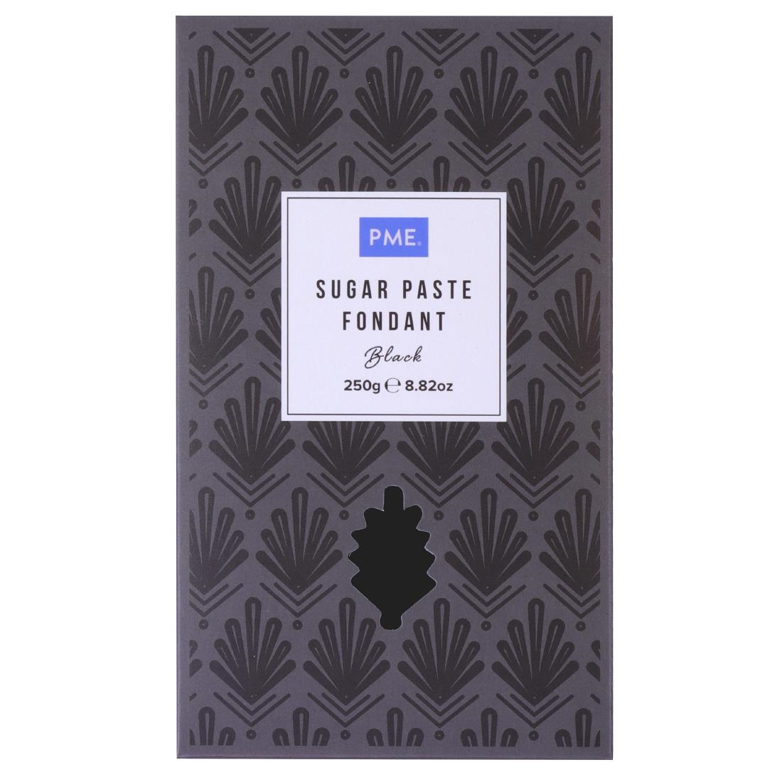 PME Sugar Paste Fondant Black 250g (HU309)