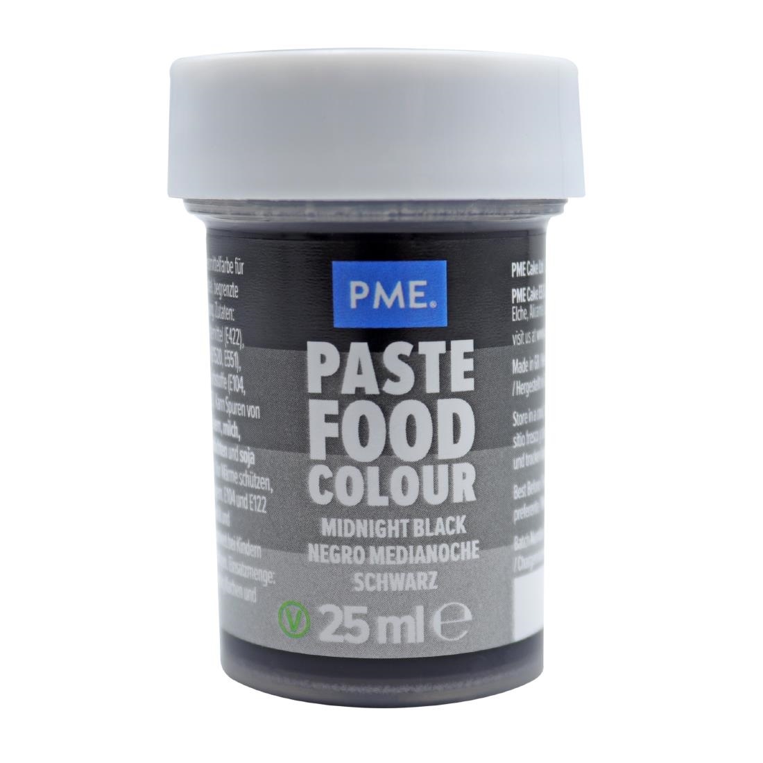 PME Concentrated Paste Food Colour - Midnight Black 25g (HU315)