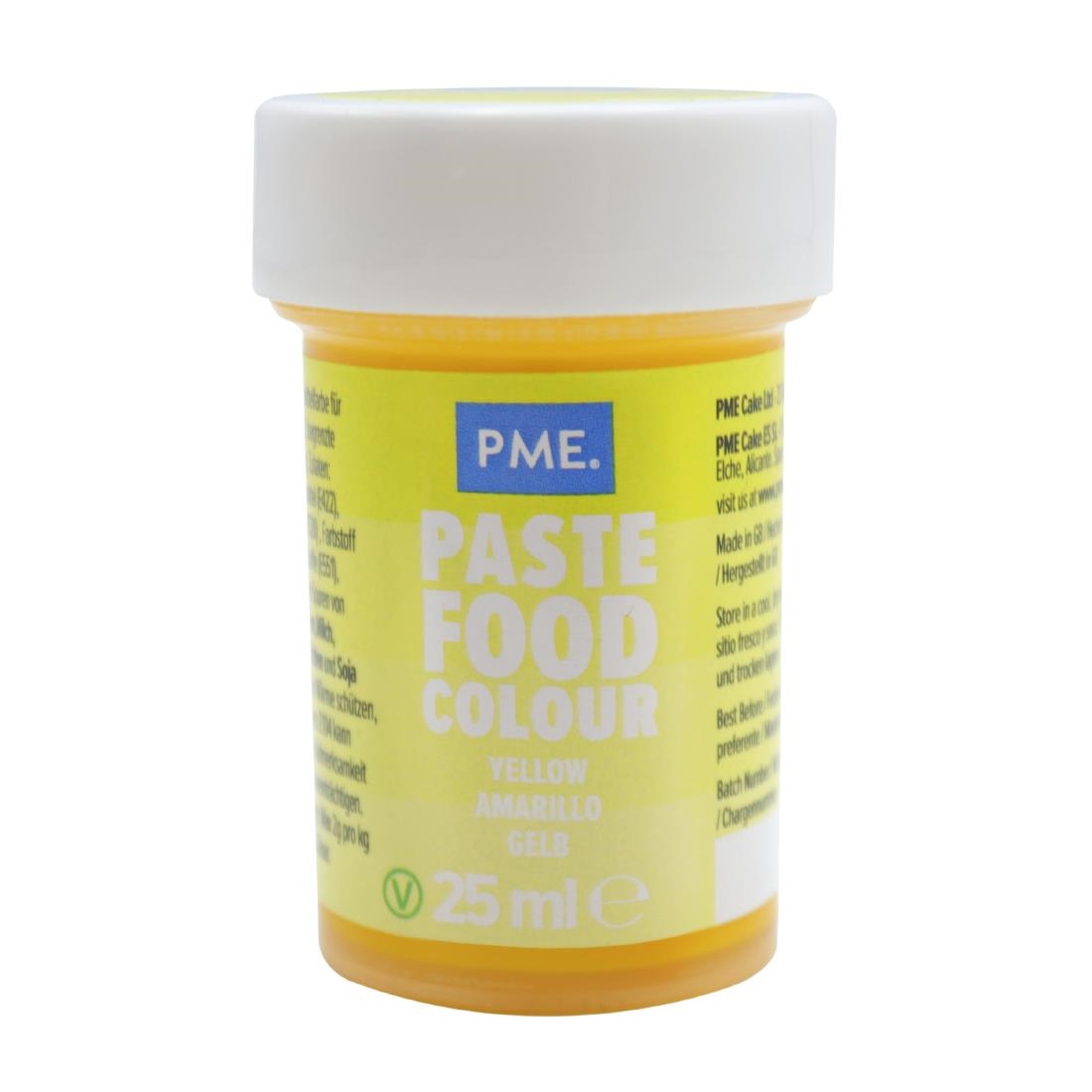 PME Concentrated Paste Food Colour - Sunny Yellow 25g (HU318)