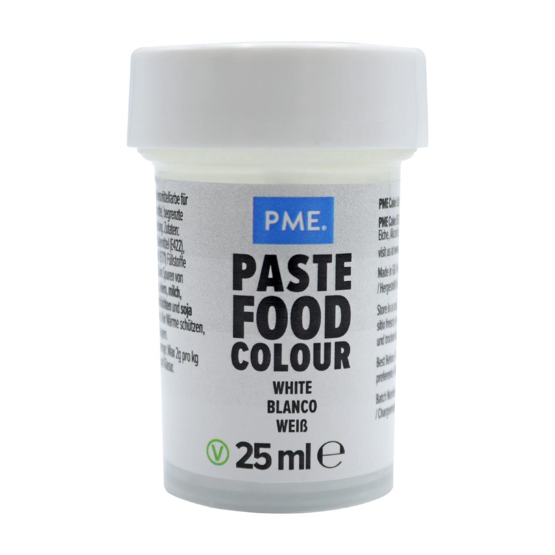 PME Concentrated Paste Food Colour - Arctic White 25g (HU320)