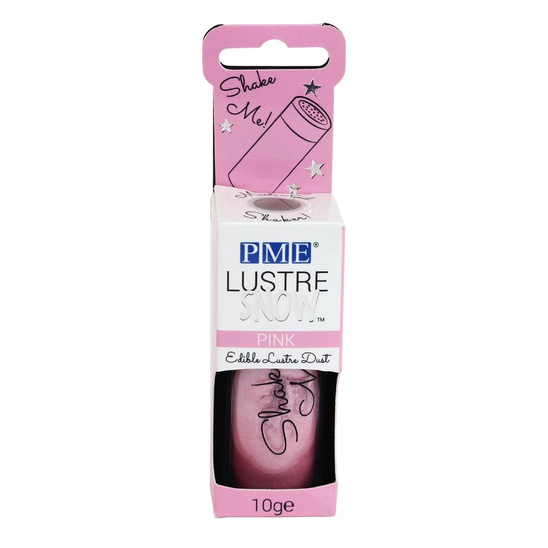 PME Lustre Snow Pink Edible Lustre Dust 10g (HU331)