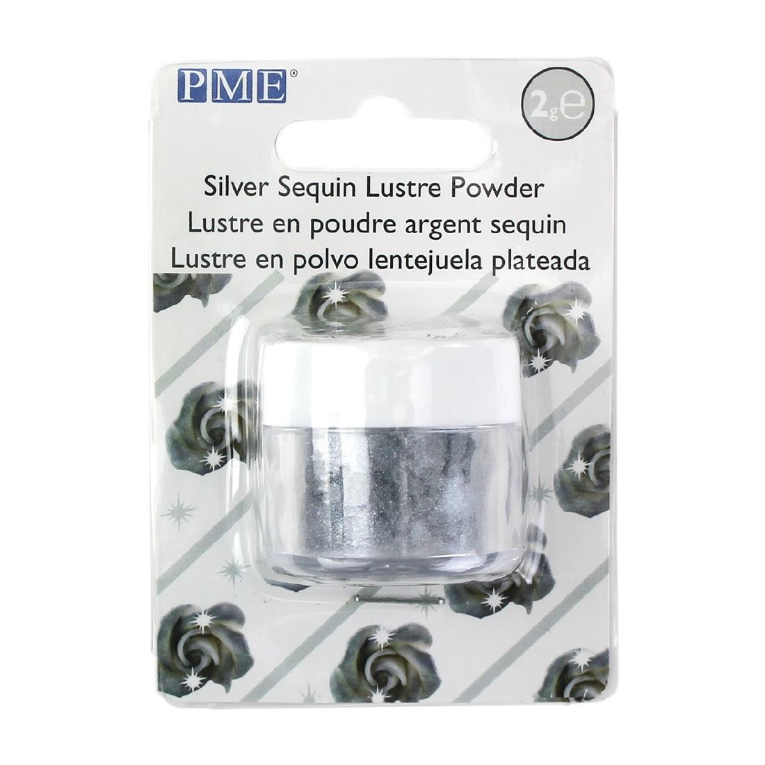 PME Lustre Colours Silver Sequin 2g (HU347)