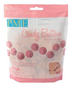 PME Candy Buttons Pink 340g (HU353)