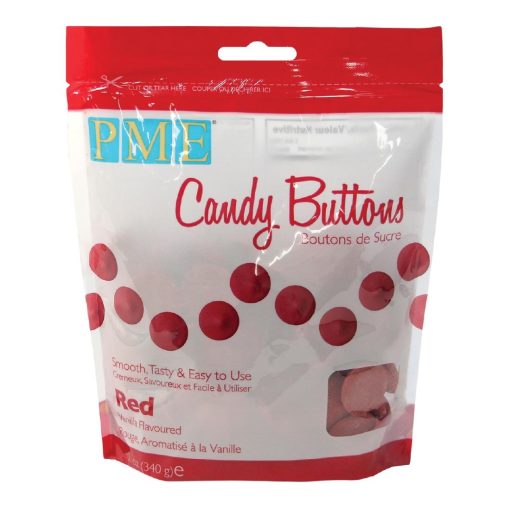 PME Candy Buttons Red 340g (HU354)