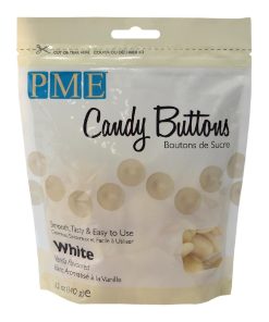 PME Candy Buttons White Vanilla 340g (HU355)