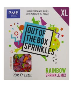 PME XL Out of the Box Sprinkle Mix Rainbow 250g (HU362)