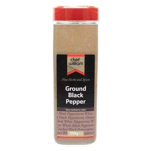 Chef William Ground Black Pepper 500g (KA003)