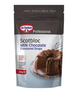 Dr Oetker Scotbloc Milk Chocolate Flavoured Drops 3kg (KA081)