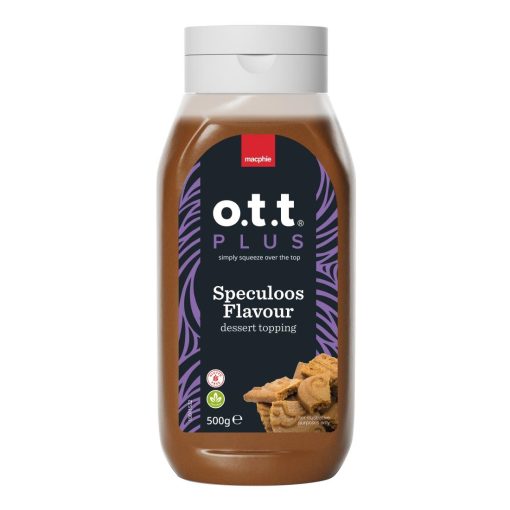 Macphie O-T-T PLUS Speculoos Flavour Dessert Topping 500g (KA110)