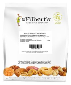 Mr Filberts Simply Sea Salt Mixed Nuts 1-5kg (KA184)