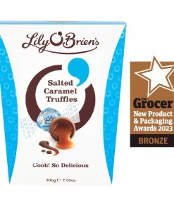 Lily OBriens Salted Caramel Truffles 200g Pack of 8 (KA206)