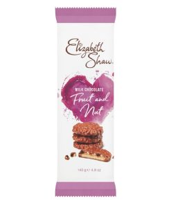 Elizabeth Shaw Milk Chocolate Fruit and Nut Biscuits 140g Pack of 10 (KA211)