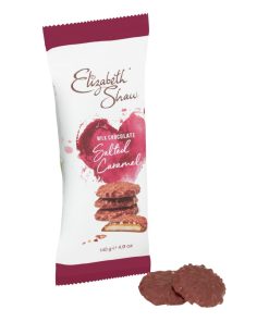 Elizabeth Shaw Milk Chocolate Salted Caramel Biscuits 140g Pack of 10 (KA212)