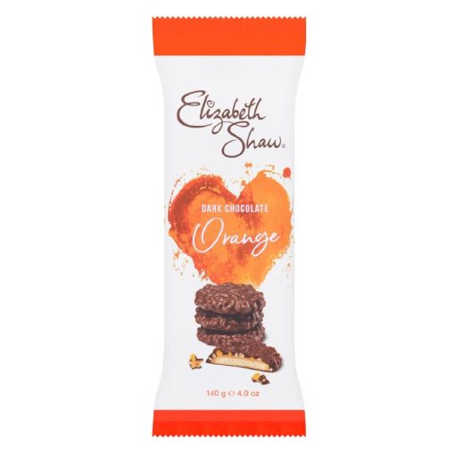 Elizabeth Shaw Dark Chocolate Orange Biscuits 140g Pack of 10 (KA213)