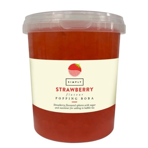 Simply Strawberry Popping Boba 870g (KA372)