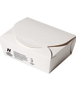 Notpla Medium Takeaway Boxes 1200ml - White Pack of 250 (HW502)