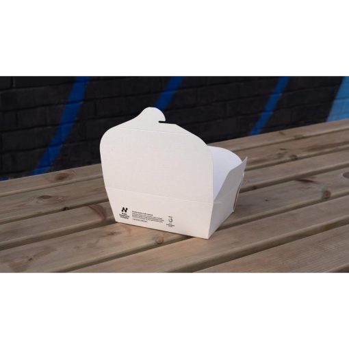 Notpla Medium Takeaway Boxes 1200ml - White Pack of 250 (HW502)