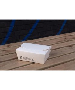 Notpla Medium Takeaway Boxes 1200ml - White Pack of 250 (HW502)