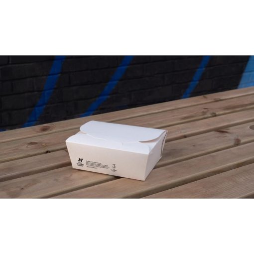 Notpla Medium Takeaway Boxes 1200ml - White Pack of 250 (HW502)