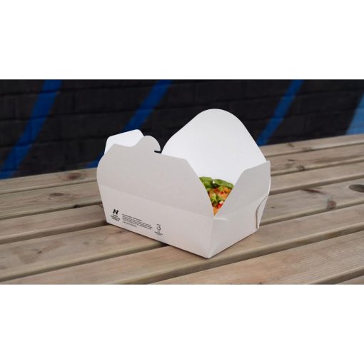 Notpla Large Takeaway Boxes 1750ml - White Pack of 220 (HW503)