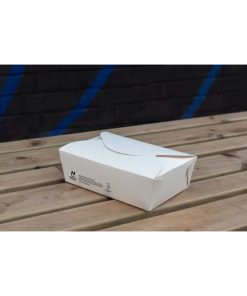 Notpla Large Takeaway Boxes 1750ml - White Pack of 220 (HW503)