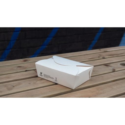 Notpla Large Takeaway Boxes 1750ml - White Pack of 220 (HW503)