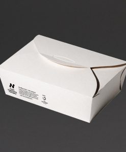 Notpla Large Takeaway Boxes 1750ml - White Pack of 220 (HW503)