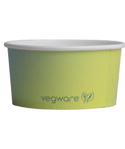 Vegware Double Scoop Ice Cream Pot Tutti Frutti 6oz Pack of 1000 (HX484)