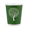 Vegware Green Tree Double Wall Hot Cups 12oz 89-Series Pack of 500 (HX487)