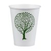 Vegware Green Tree White Hot Cups 8oz 79-Series Pack of 1000 (HX489)