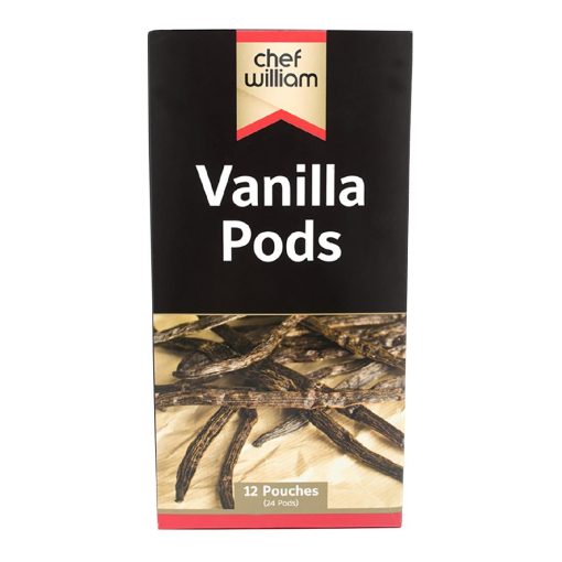 Chef William Vanilla Pods 24 Pods (KA030)