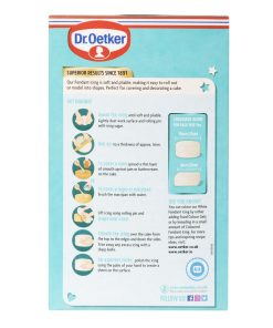 Dr- Oetker Soft Fondant White Icing Ready to Roll 1kg (KA083)