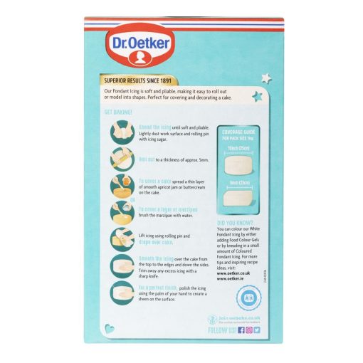 Dr- Oetker Soft Fondant White Icing Ready to Roll 1kg (KA083)