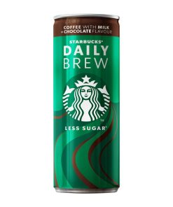 Starbucks Daily Brew Iced Coffee with Milk and Chocolate Cans 250ml Pack of 12 (KA193)