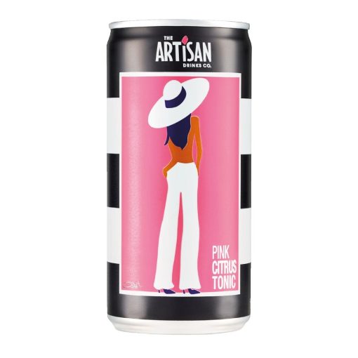 Artisan Drinks Pink Citrus Tonic Cans 200ml Pack of 24 (KA422)