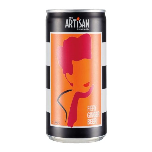 Artisan Drinks Fiery Ginger Beer Cans 200ml Pack of 24 (KA423)