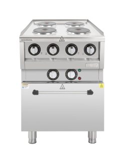 Buffalo 600 Series 4 Plate Electric Convection Oven Range (SA808)