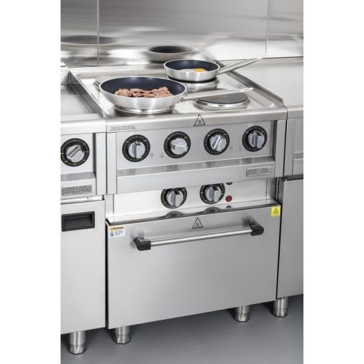 Buffalo 600 Series 4 Plate Electric Convection Oven Range (SA808)