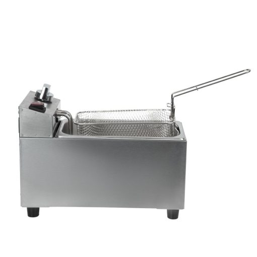 Buffalo Single Tank Single Basket 3Ltr Countertop Fryer 2kW (CU614)