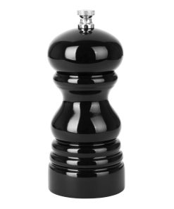 Olympia Salt Or Pepper Grinder Black Hevea Wood 125mm (DN651)