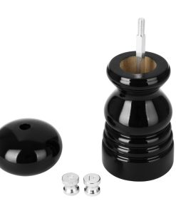 Olympia Salt Or Pepper Grinder Black Hevea Wood 125mm (DN651)