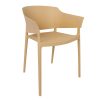 Bolero Lorenzo Cafe Chairs Warm Cream Pack of 2 (DX972)