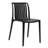 Bolero Verona Cafe Chairs Black Pack of 2 (DX976)