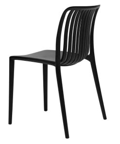 Bolero Verona Cafe Chairs Black Pack of 2 (DX976)