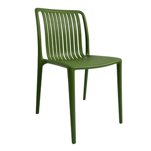 Bolero Verona Cafe Chairs Forest Green Pack of 2 (DX978)