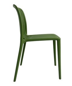 Bolero Verona Cafe Chairs Forest Green Pack of 2 (DX978)