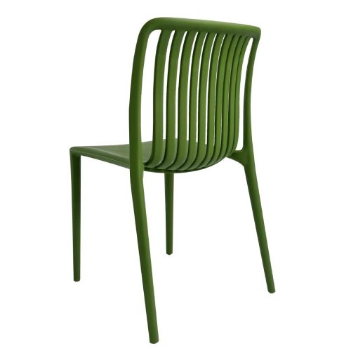 Bolero Verona Cafe Chairs Forest Green Pack of 2 (DX978)