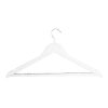 Bolero White Wooden Hangers Pack of 10 (FU397)