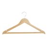 Bolero Natural Wooden Hangers Pack of 10 (FU399)