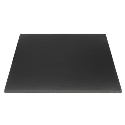 Bolero Matte Black Square Outdoor Table Top 700mm (FU530)